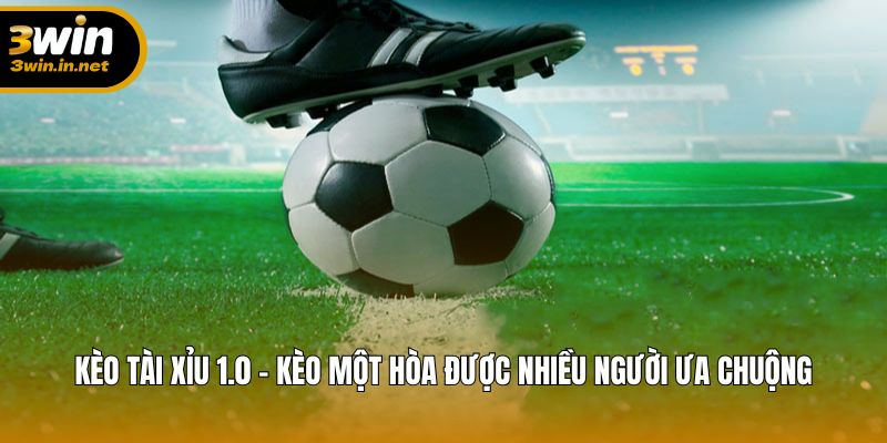 Kèo tài xỉu 1.0 – Dạng kèo phổ biến, tỷ lệ thắng cân bằng